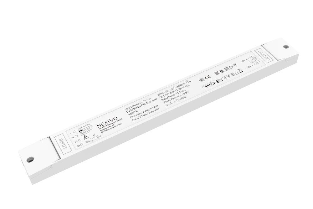 Dimmable DALI power supply for LED strips 150W