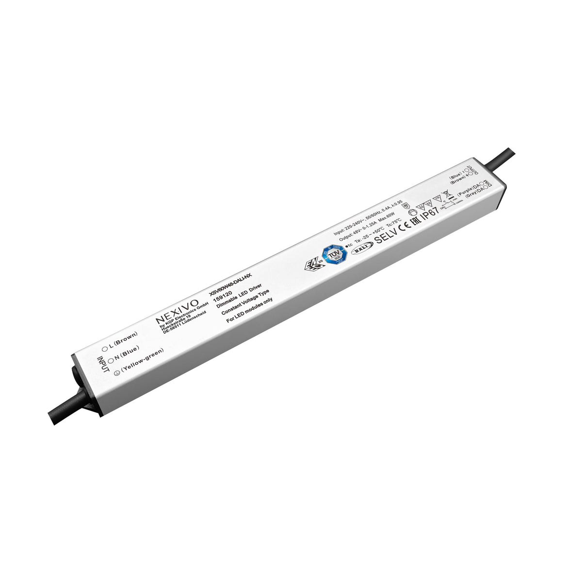 Dimmabilno DALI napajanje za LED trake u IP67 zaštiti - 60W