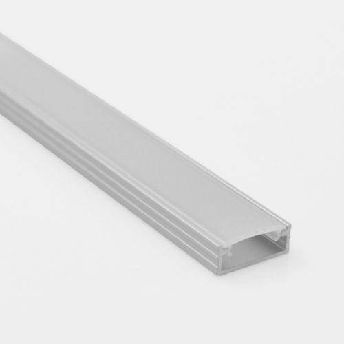 MX-SO02 nadgradni srebrni plitki aluminijski profil image 0