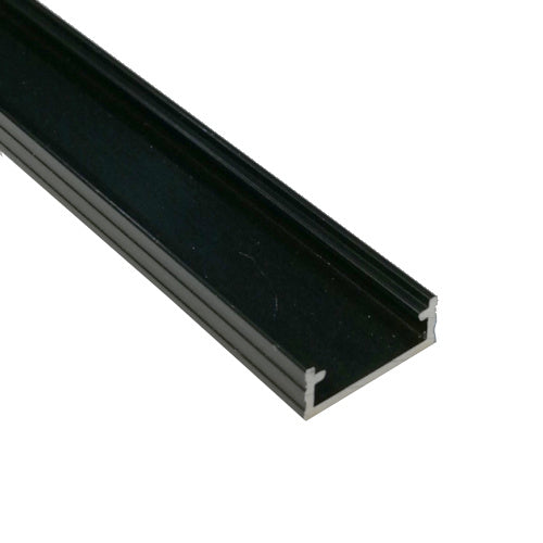 MX-SO02B nadgradni crni plitki aluminijski profil image 0