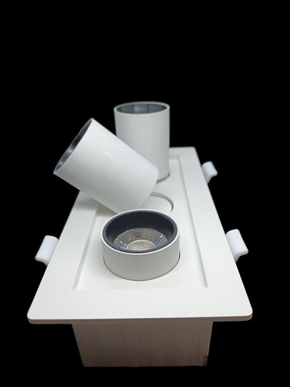 Ugradna izvlačna stropna LED svjetiljka 3x6W, 2700K-4000K-6500K image 4