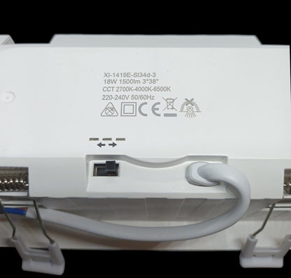 Ugradna izvlačna stropna LED svjetiljka 3x6W, 2700K-4000K-6500K image 2