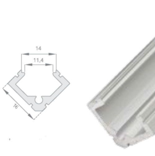 MX-SO07N kutni srebrni aluminijski profil image 8