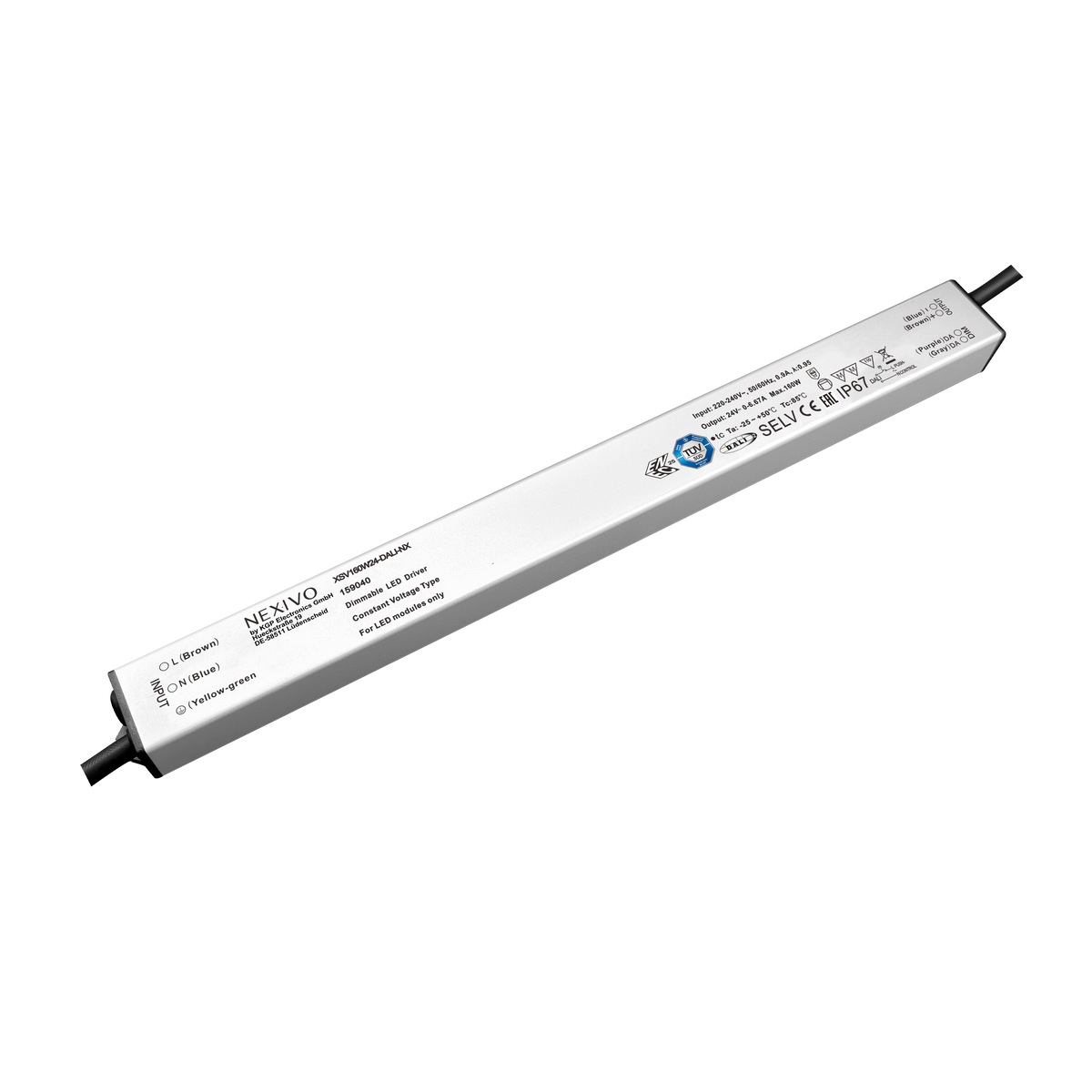 Dimmabilno DALI napajanje za LED trake u IP67 zaštiti - 160W