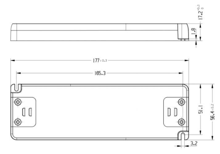 Napajanje za LED trake 75W, 24V, IP20 - SLIM