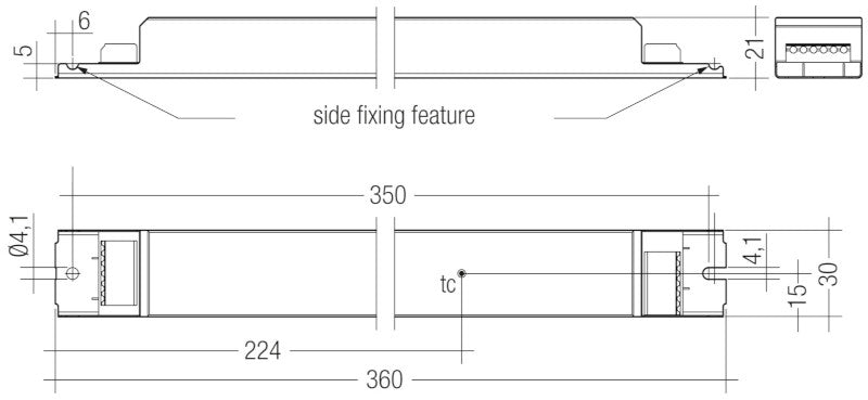 LED DALI napajanje 50W, 350-1050mA image 1