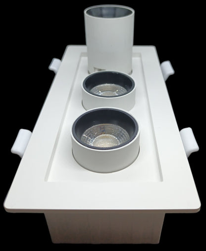 Ugradna izvlačna stropna LED svjetiljka 3x6W, 2700K-4000K-6500K image 3